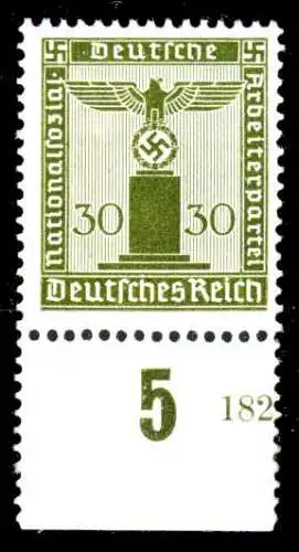 DEUTSCHES-REICH DIENST Nr 164-HAN18218.44 postfrisch UR 2327FA