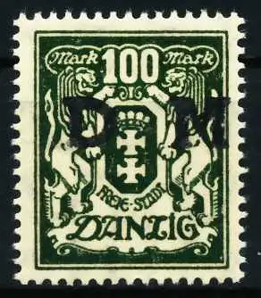 DANZIG DIENSTMARKEN Nr 37 postfrisch 60D706