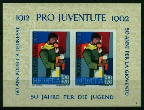 SCHWEIZ BLOCK KLEINBOGEN 1960-1969 Block 18-04 S8F12AA