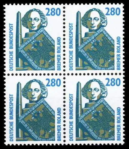 BRD DS SEHENSW Nr 1381 postfrisch VIERERBLOCK 2752E2