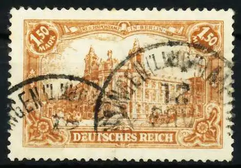 D-REICH INFLA Nr 114a zentrisch gestempelt 687322