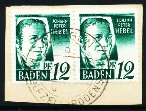 FZ BADEN 1. AUSGABE SPEZIALISIERT Nr 4yvI ZENTR 5E7F52