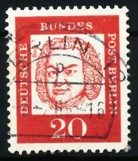 BERLIN DS BED. DEUT. Nr 204 gestempelt 5EBB5E