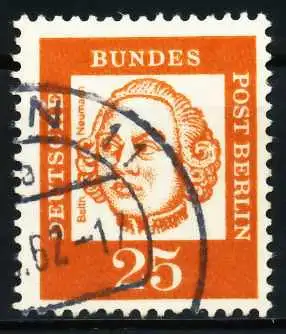 BERLIN DS BED. DEUT. Nr 205 gestempelt 5EBB06