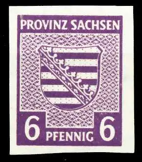 SBZ PROV. SACHSEN Nr 69Xa postfrisch 65602E
