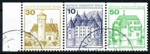 BERLIN ZUSAMMENDRUCK Nr W71 gestempelt 3ER STR 5EF2FE