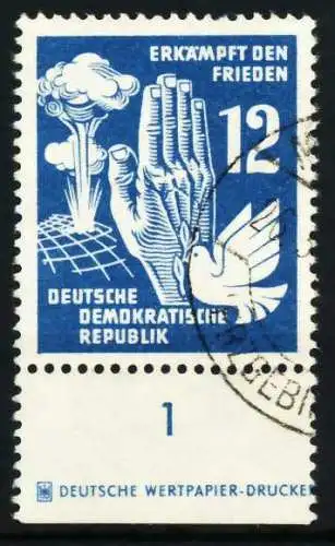 DDR 1950 Nr 278 DZ gestempelt URA 5EF5C6