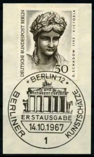 BERLIN 1967 Nr 306 gestempelt Briefst³ck ZENTR-ESST 5E8282