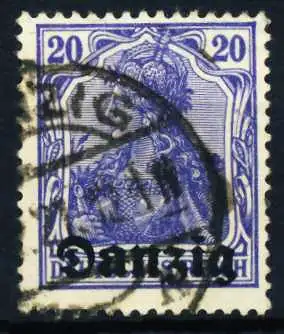 DANZIG 1920 Nr 4 gestempelt 4BD6FE
