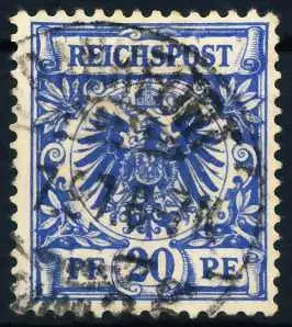 D-REICH K A Nr 48d zentrisch gestempelt 68AD66