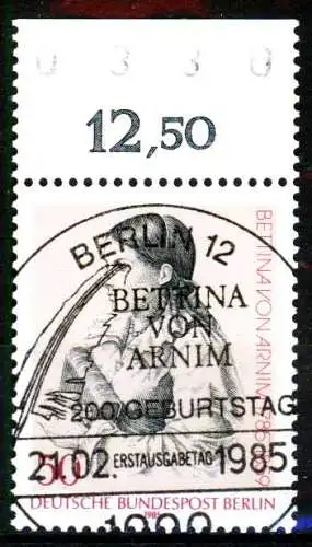 BERLIN 1985 Nr 730 ZENTR-ESST ORA 1E35DA