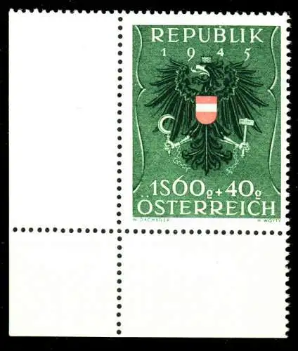 ÖSTERREICH 1949 Nr 940 postfrisch ECKE-ULI 2F3EFA