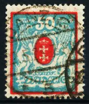 DANZIG 1923 Nr 127X gestempelt 4DF552
