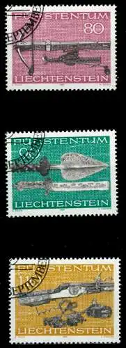 LIECHTENSTEIN 1980 Nr 751-753 gestempelt SB4E31A