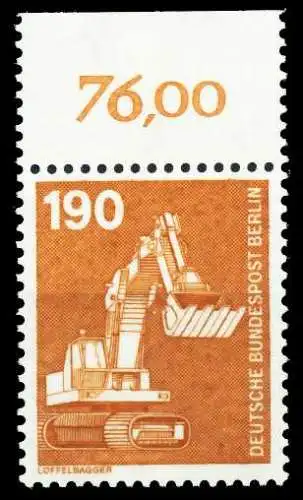 BERLIN DS INDUSTRIE u. TECHNIK Nr 670 postfrisch ORA 60DC92