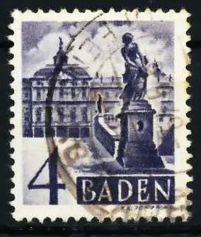 FZ BADEN 3. AUSGABE SPEZIALISIERT Nr 29ybVIII gestempelt 602AA6