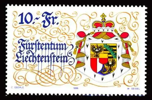 LIECHTENSTEIN 1996 Nr 1136 postfrisch SA18B9E