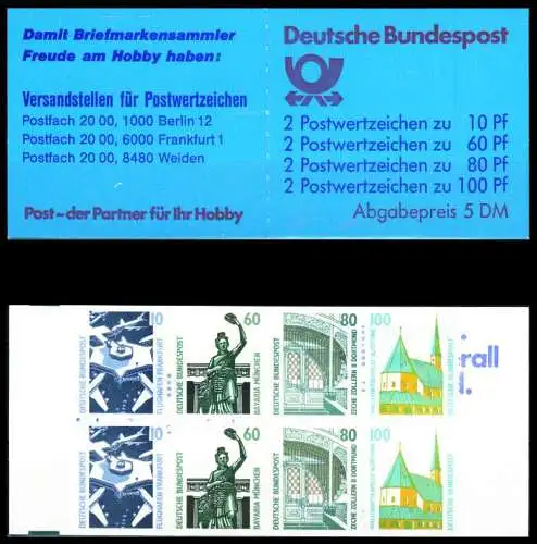 BRD Nr MH 26a postfrisch SA1388E