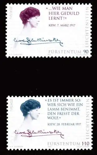 LIECHTENSTEIN 1996 Nr 1124-1125 postfrisch SA13BF6