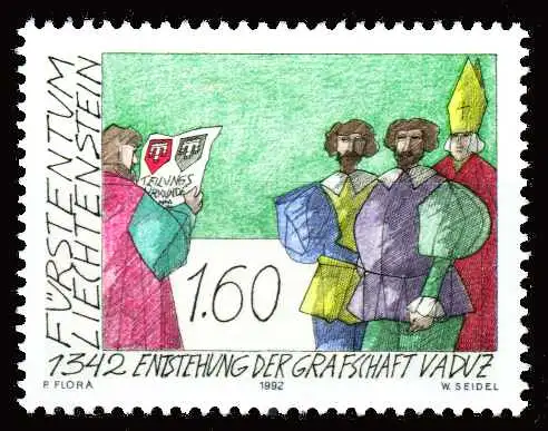 LIECHTENSTEIN 1992 Nr 1049 postfrisch SA18D3E