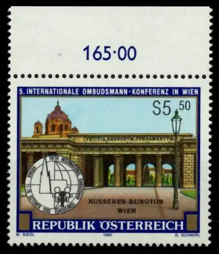 ÖSTERREICH 1992 Nr 2076 postfrisch ORA 6ECA52