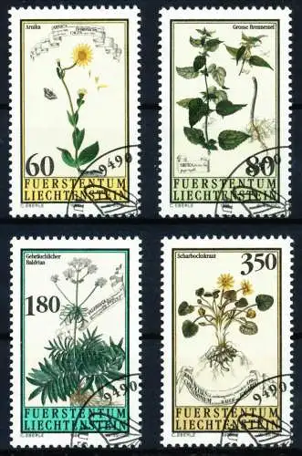 LIECHTENSTEIN 1995 Nr 1116-1119 gestempelt SA191BE