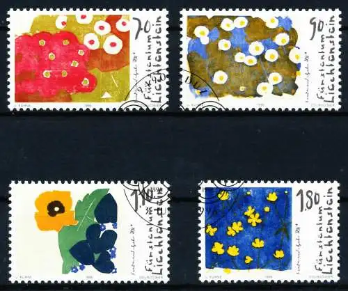 LIECHTENSTEIN 1996 Nr 1132-1135 gestempelt SA192C6