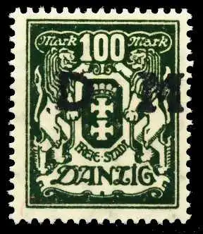 DANZIG DIENSTMARKEN Nr 37 postfrisch 60D6EE