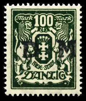 DANZIG DIENSTMARKEN Nr 37 postfrisch 60D702