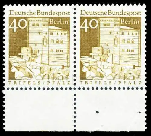 BERLIN DS D-BAUW. 2 Nr 276 postfrisch WAAGR PAAR URA 60DAA6