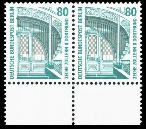 BERLIN DS SEHENSW Nr 796 postfrisch WAAGR PAAR URA 60DD12