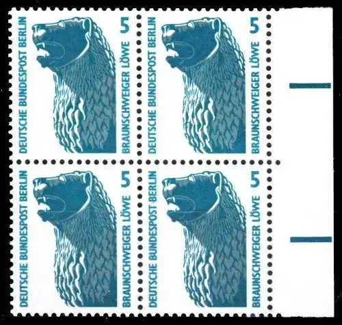 BERLIN DS SEHENSW Nr 863 postfrisch VIERERBLOCK SRA 15AB8A