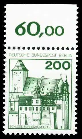 BERLIN DS BURGEN u. SCHLÖSSER Nr 540 postfrisch ORA 60DC1E