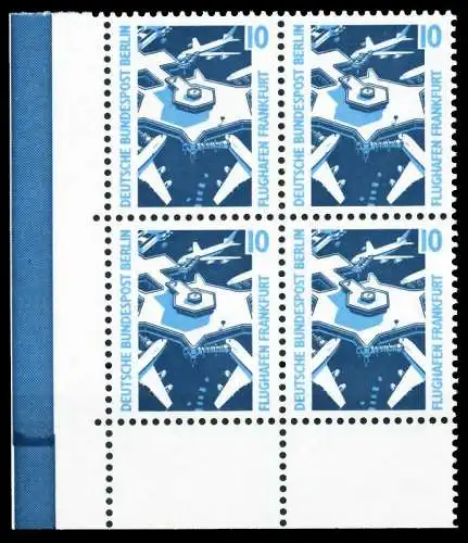 BERLIN DS SEHENSW Nr 798 postfrisch VIERERBLOCK ECKE-ULI 60DD76