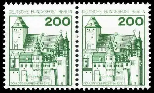 BERLIN DS BURGEN u. SCHLÖSSER Nr 540 postfrisch WAAGR P 60DC56