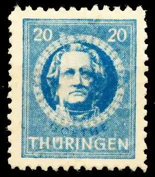 SBZ THÜRINGEN Nr 98AYz1 postfrisch 6706B6