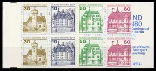 BERLIN MARKENHEFTCHEN Nr MH 12boZ postfrisch 6109DA