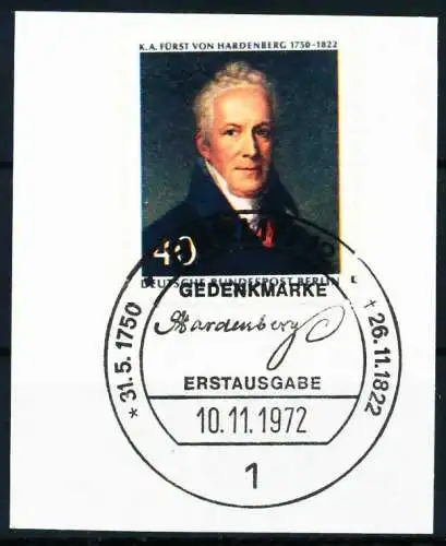 BERLIN 1972 Nr 440 gestempelt Briefst³ck ZENTR-ESST 610D0E