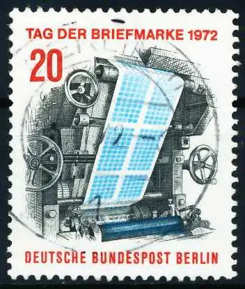 BERLIN 1972 Nr 439 zentrisch gestempelt 610C86