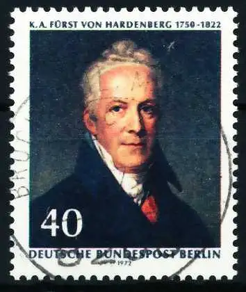 BERLIN 1972 Nr 440 zentrisch gestempelt 610D36