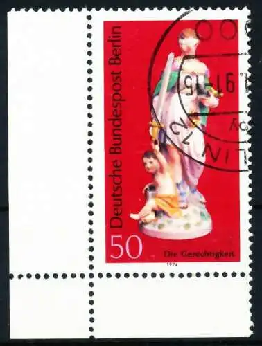 BERLIN 1974 Nr 480 gestempelt ECKE-ULI 61475A