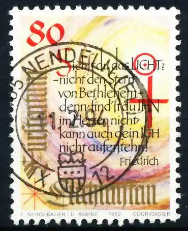 LIECHTENSTEIN 1993 Nr 1074 zentrisch gestempelt 60D646