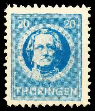 SBZ THÜRINGEN Nr 98AYz1 postfrisch 67068A