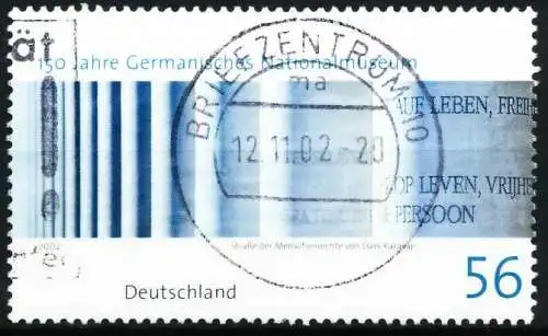 BRD 2002 Nr 2269 zentrisch gestempelt 64D04E