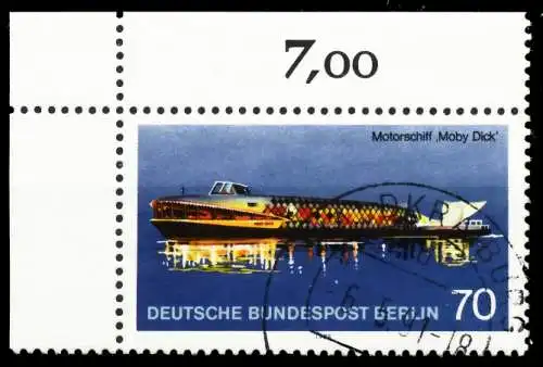 BERLIN 1975 Nr 487 zentrisch gestempelt ECKE-OLI 619392