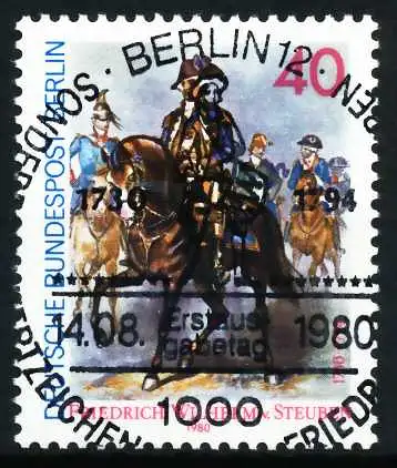 BERLIN 1980 Nr 628 zentrisch gestempelt 621046