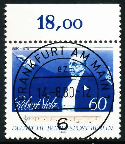 BERLIN 1980 Nr 627 zentrisch gestempelt ORA 621006