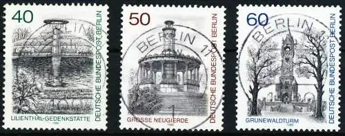 BERLIN 1980 Nr 634-636 zentrisch gestempelt 6210CE