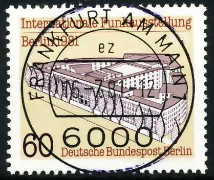 BERLIN 1981 Nr 649 zentrisch gestempelt 6211DA