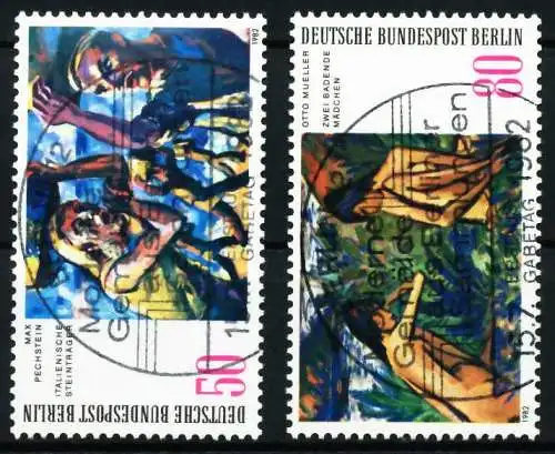 BERLIN 1982 Nr 678-679 zentrisch gestempelt 622CC6